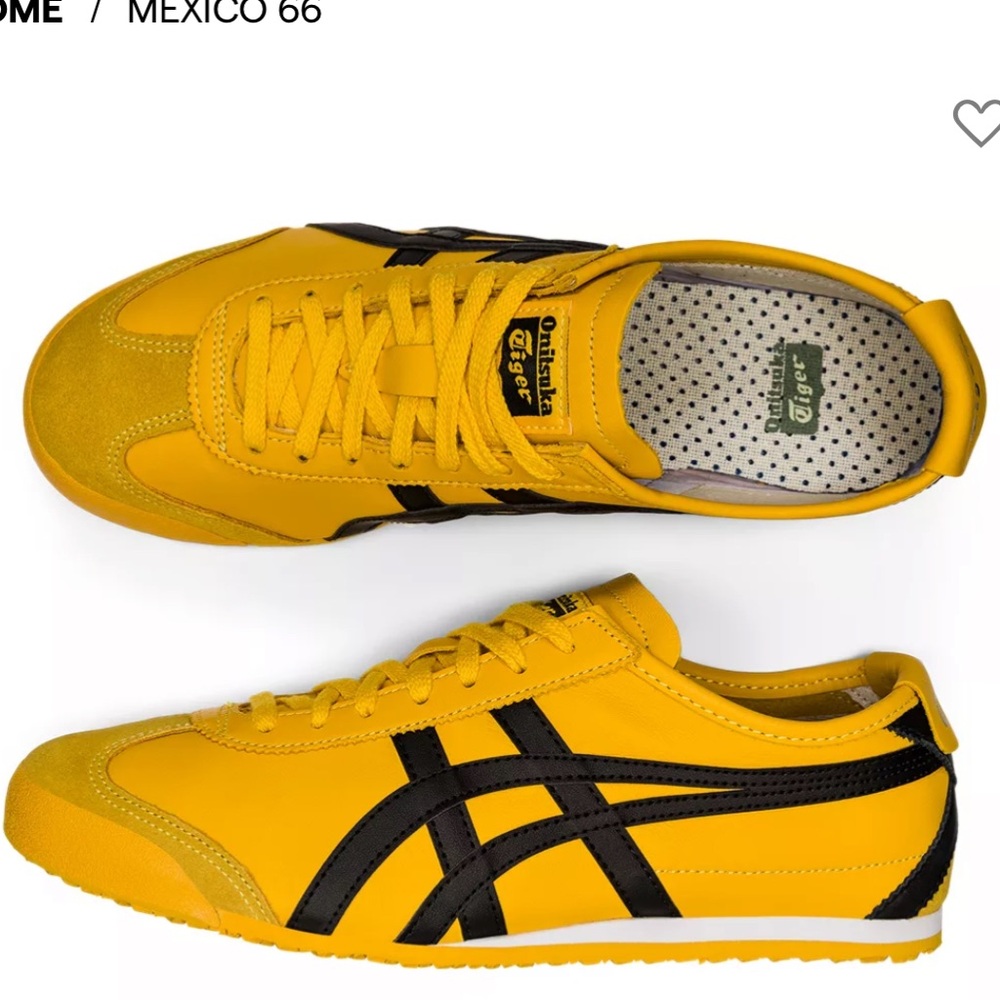 Onitsuka Tiger by Asics Men's Bold Yellow and Black Sneakers